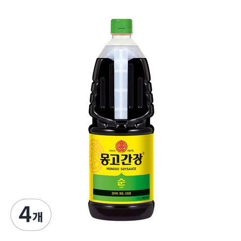 몽고간장 순간장, 1.8L, 4개