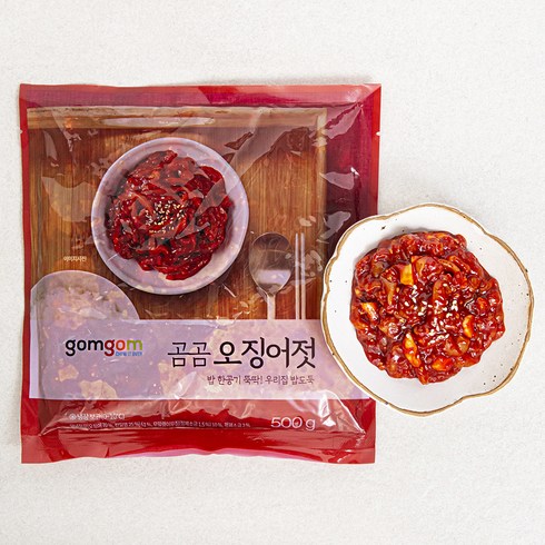 오징어젓갈 - 곰곰 오징어젓, 500g, 1개