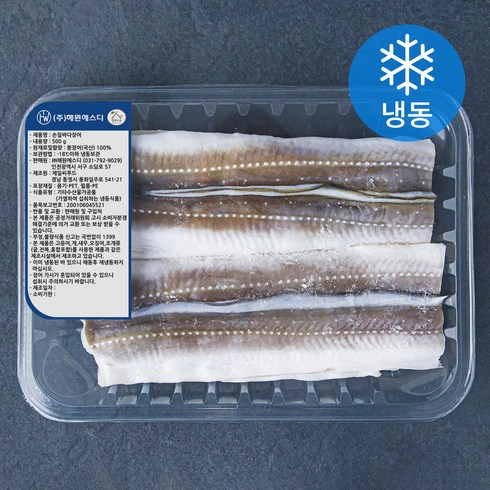 살맛나요 국내산 자연산 손질 바다장어 (냉동), 500g, 1개