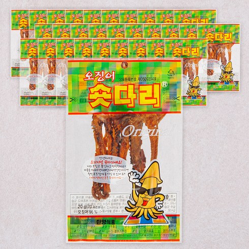 숏다리 - 한양식품 숏다리, 20g, 30개