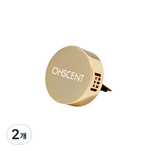 오센트 포레스트 베이직 차량용 방향제 나무향 본품 골드, 1개입, 2개