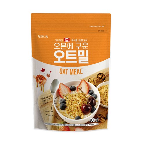 엄마사랑 오븐에 구운 오트밀, 800g, 1개