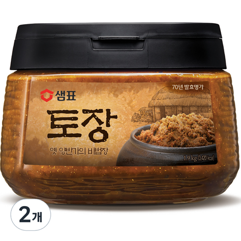 샘표 토장, 1.9kg, 2개