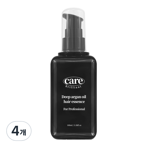 케어브리앙 딥 아르간 오일 헤어에센스, 100ml, 4개