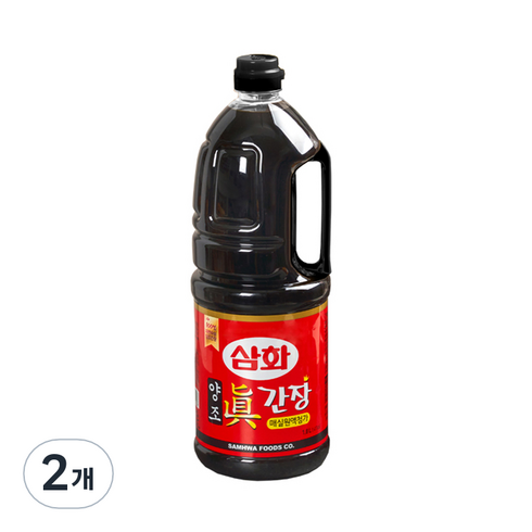 [삼화] 양조진간장, 1.8L, 2개