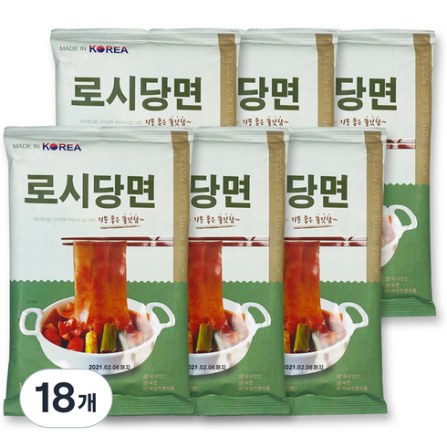 로시당면, 150g, 18개