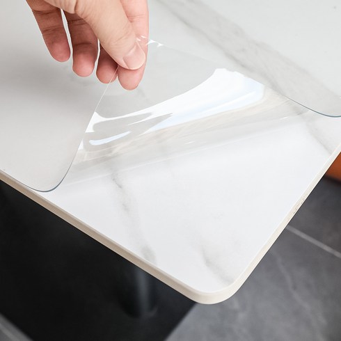 식탁투명매트 - 코멧 홈 다용도 투명 테이블 매트, 투명색, 1200 x 600 x 1 mm, 1개