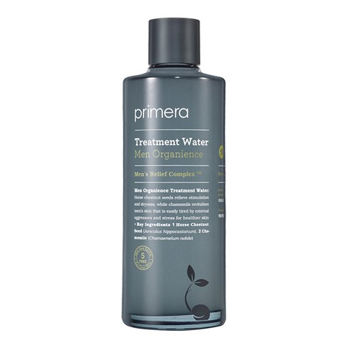 프리메라 맨 오가니언스 트리트먼트 워터 스킨 180ml, 1개