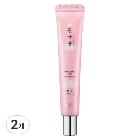 코이바나 꽃구름 선브라이트닝 톤업 선크림 SPF50+ PA+++, 30ml, 2개