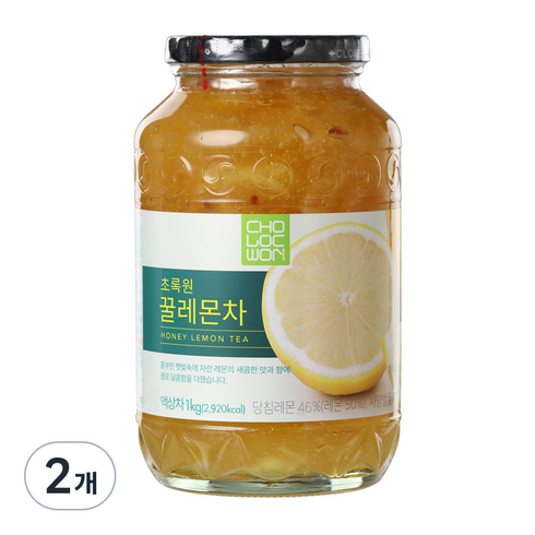 레몬청 - 초록원 꿀레몬차, 1kg, 1개입, 2개