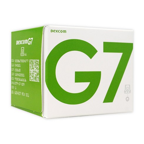 cgm - 덱스콤 G7 개인용 체내 연속 혈당 측정 시스템, Dexcom G7 Continuous Glucose Monitoring System, 1개