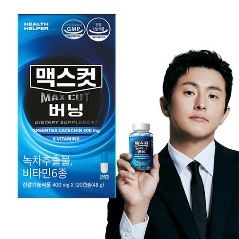 헬스헬퍼 맥스컷 버닝 기본형 48g, 120정, 1개