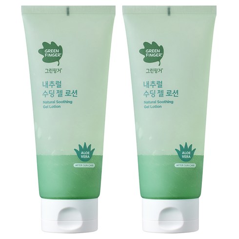 신생아수딩젤 - 그린핑거 내추럴 수딩 젤 로션, 150ml, 2개