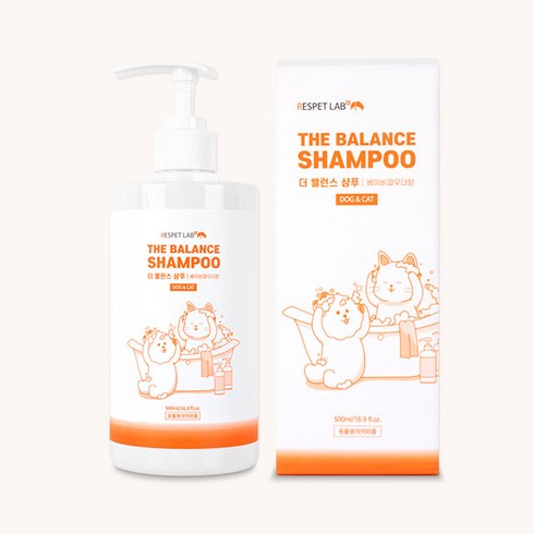 리스펫랩 반려동물 더 밸런스 샴푸, 1개, 500ml