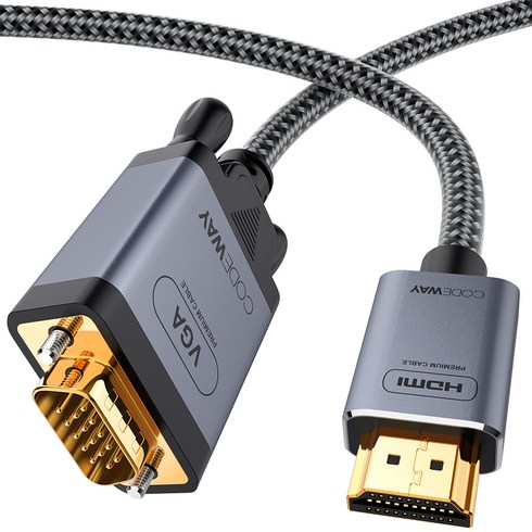 hdmitorgb - 코드웨이 HDMI to VGA RGB 케이블, 1개, 3m