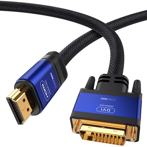 hdmitodvi - 코드웨이 HDMI to DVI-D 케이블 FHD 4K60Hz, 1개, 1.5m