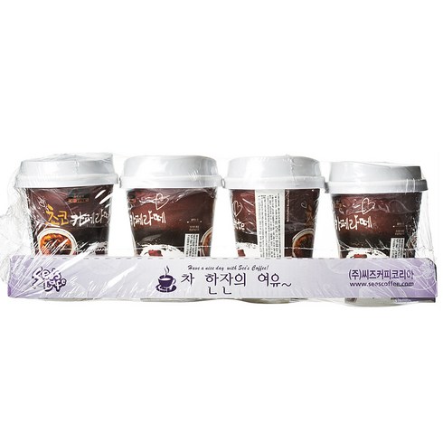 씨즈커피 쵸코카페라떼 원컵, 30g, 4개입, 1개