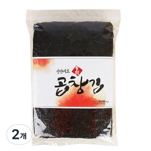 청산에 곱창 마른김 50p, 120g, 2개