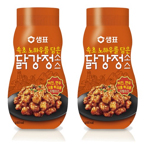 샘표 속초 닭강정 소스, 360g, 2개