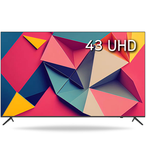 시티브 4K UHD LED TV, DB43H-UHD, 고객직접설치, 스탠드형, 108cm(43인치)