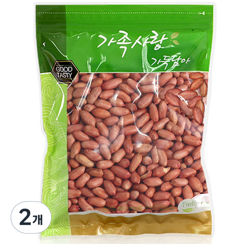 땅콩 - 가온애 볶음땅콩 견과류, 1kg, 2개