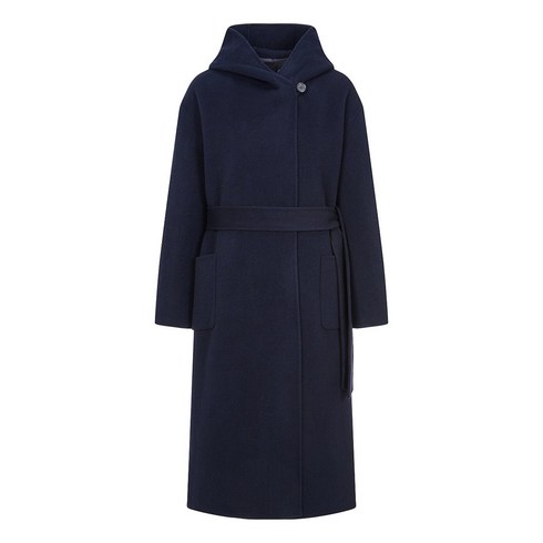 2023년 가성비 최고 네이비코트 - 지컷 여성용 벨티드 와이드 후드 코트 7253416101
