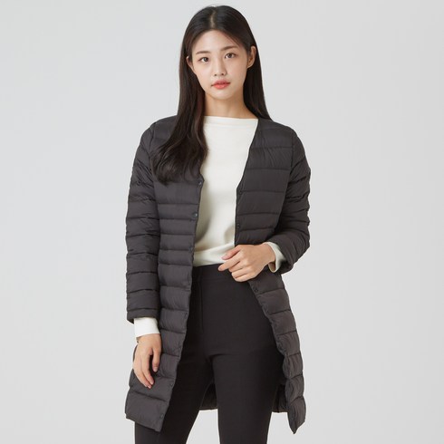 로엠 여성용 긴기장 경량패딩 RMJD94TRM2