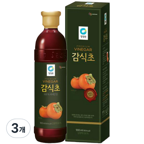 청정원 감식초, 900ml, 3개