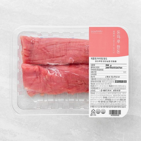 돼지고기장조림 - 돈마루 한돈 안심 장조림용 (냉장), 500g, 1개