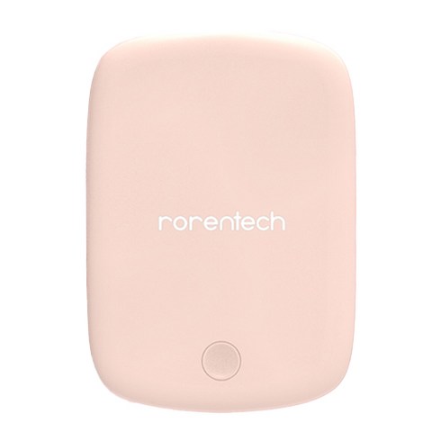 로랜텍 파스텔 아이폰 맥세이프 갤럭시 고속 무선충전 보조배터리 QC3.0 10000mAh, MB-15, 핑크