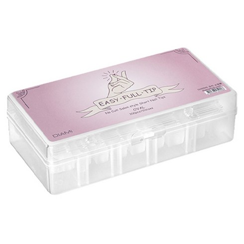 다이아미카누팁 - 다이아미 카누 이지 풀 네일팁 10종 x 30p, 오발, 1세트
