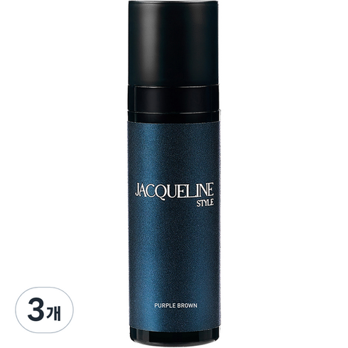 재클린염색약 - 재클린스타일 루트 헤어컬러 염모제 200ml, 퍼플브라운, 3개