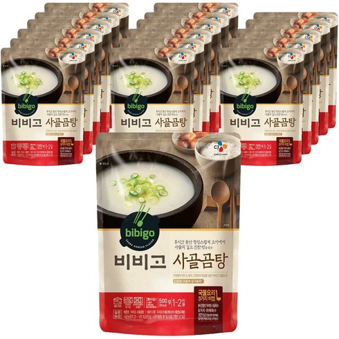 비비고 사골곰탕, 500g, 18개