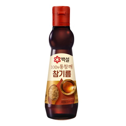 백설참기름 - 백설 100% 통참깨 참기름, 320ml, 1개