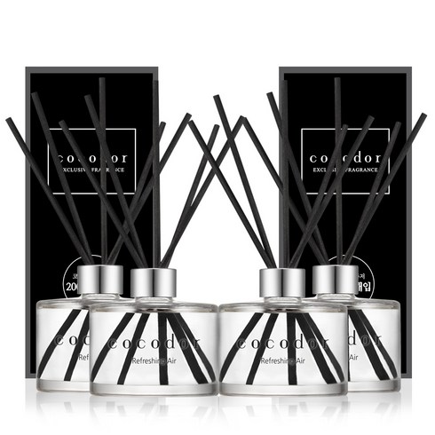 코코도르 디퓨저 200ml x 4p, 리프레싱에어, 4개