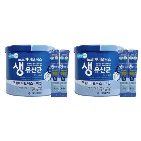 생유산균 - 서울약사신협 프로바이오틱스 생유산균 100포, 250g, 2개