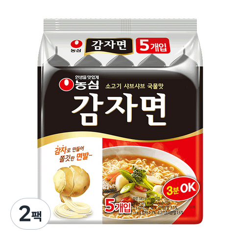 감자면 - 농심 감자면, 10개