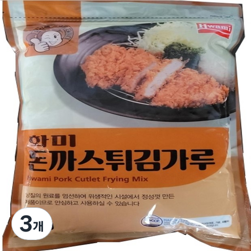 베타믹스 - 화미 돈까스 튀김가루 베타믹스, 1kg, 3개