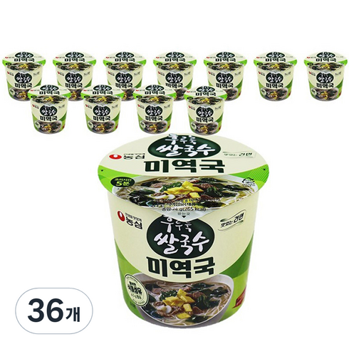 후루룩 쌀국수 미역국, 74g, 36개