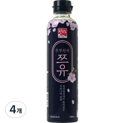 한라쯔유 - 한라식품 주부천하 쯔유, 500ml, 4개