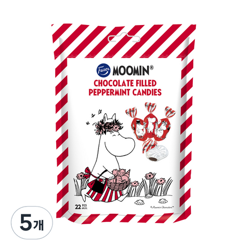 파제르 무민 페퍼민트 캔디, 5개, 120g