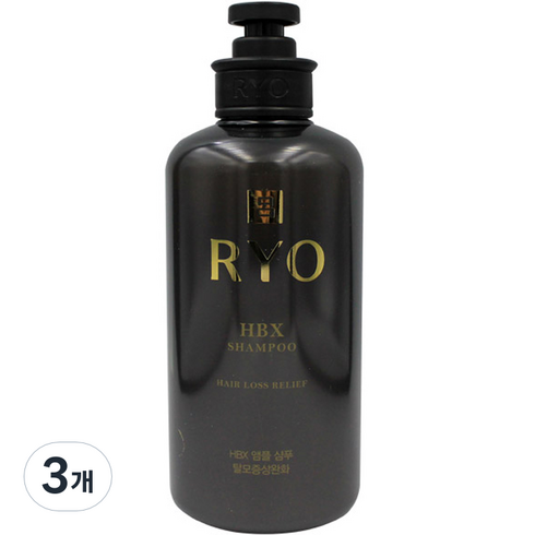 려 HBX 앰플 샴푸, 500ml, 3개