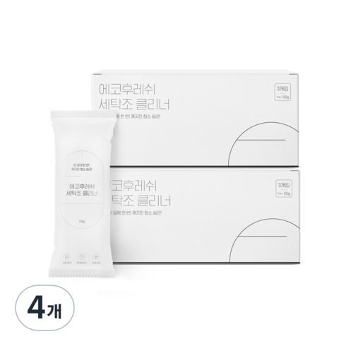 에코후레쉬 세탁조 클리너 3p, 300g, 4개