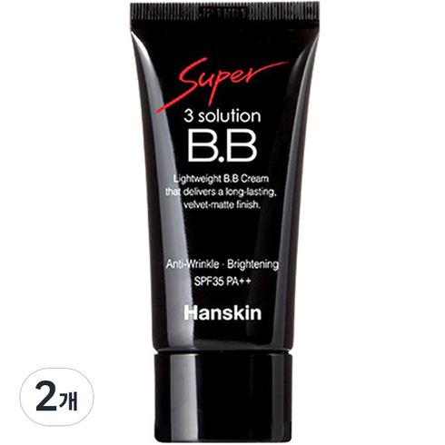 한스킨 수퍼 쓰리 솔루션 BB크림 SPF35 PA++ 30ml, 2개