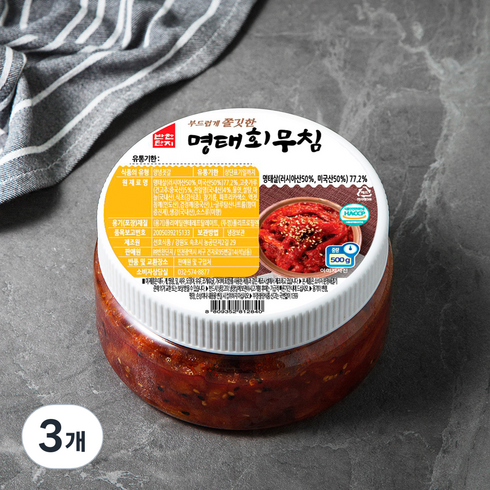 반찬단지 명태회무침, 500g, 3개