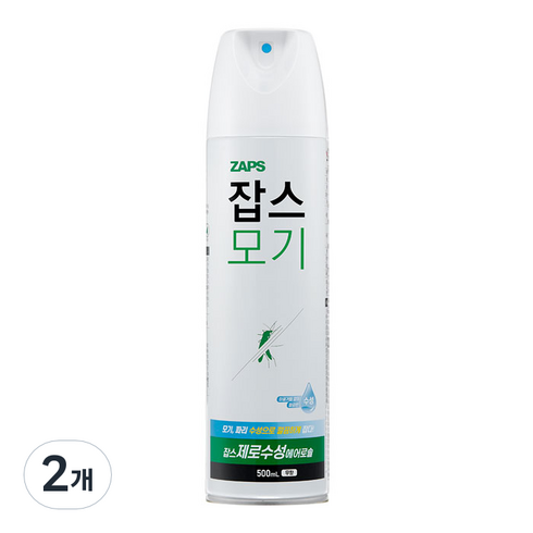 킬라킬블루레이 - 잡스 제로수성에어로솔, 500ml, 2개