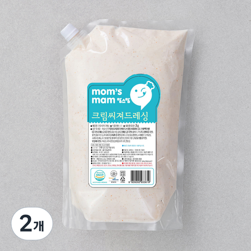 맘스맘 크림씨저드레싱, 2kg, 2개