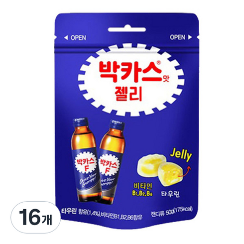 박카스 젤리, 50g, 16개