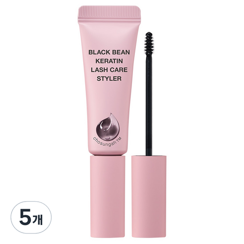 조성아TM 빈 케라틴 래쉬 케어 스타일러 속눈썹 영양제 블랙, 9ml, 5개