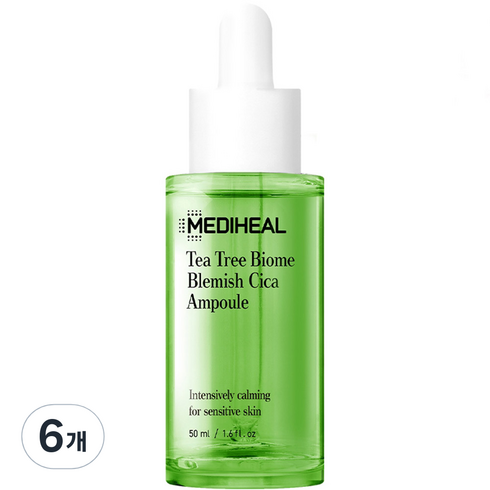 메디힐 티트리 바이옴 블레미쉬 시카 앰플, 6개, 50ml
